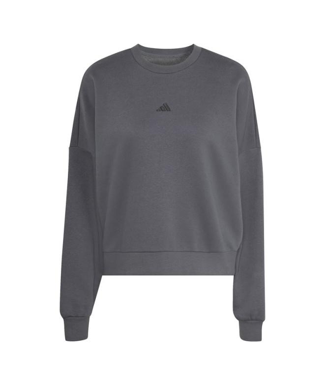 Sweat adidas SL Fc Swt Femme Gris/Noir