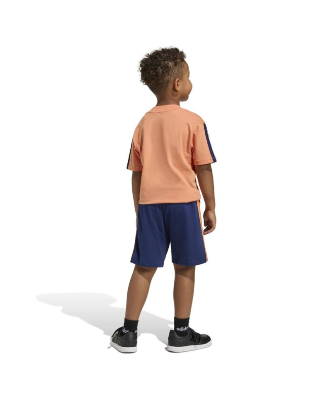 Conjunto adidas Lk 3 Bandas T-Set 160 Infantil...