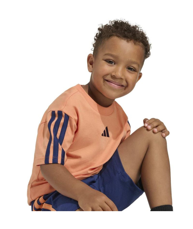 Conjunto adidas Lk 3 Bandas T-Set 160 Infantil...