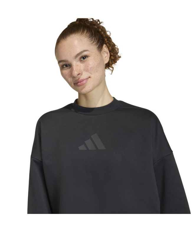 Moletom adidas Z.N.E. Swt Mulher Preto