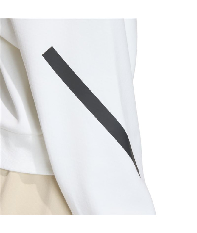 Moletom adidas Z.N.E. Swt Mulher Branco