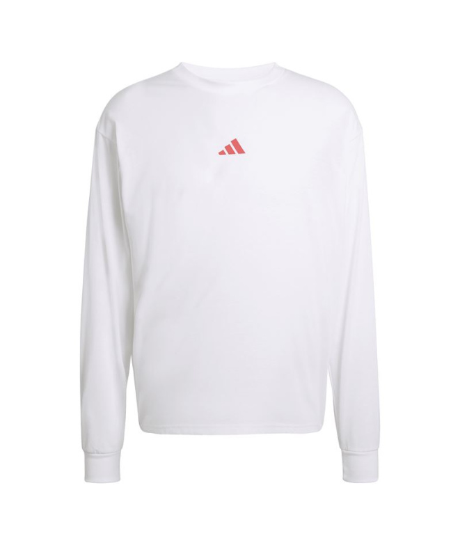 Sudadera de Running adidas Runhard G Ls Blanco