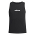T-shirt Bretelles adidas G Linear Sj Tk Fille Noir