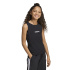 Camiseta Alças adidas G Linear Sj Tk Menina Preto
