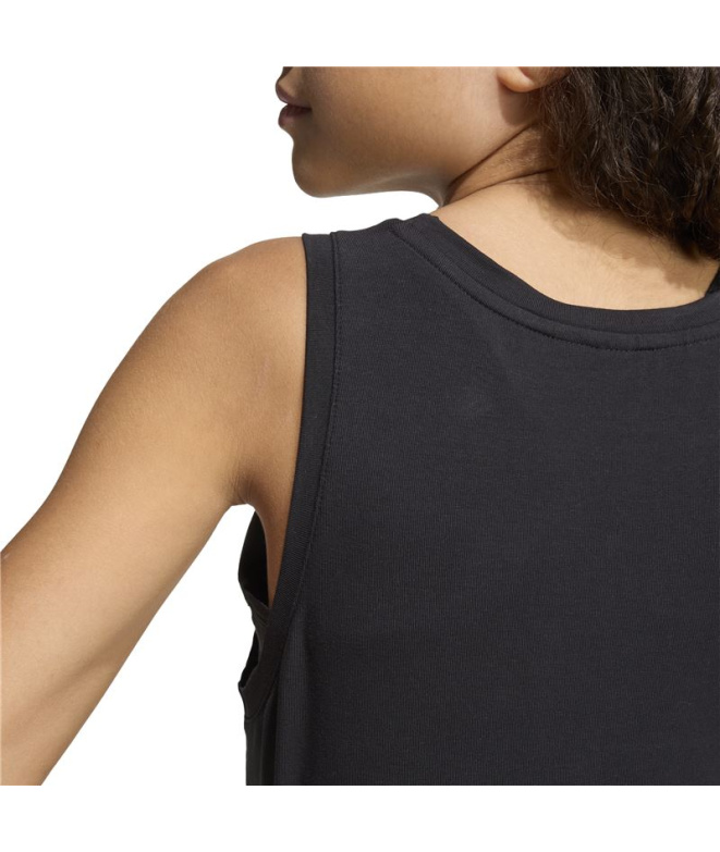 Camiseta Alças adidas G Linear Sj Tk Menina Preto