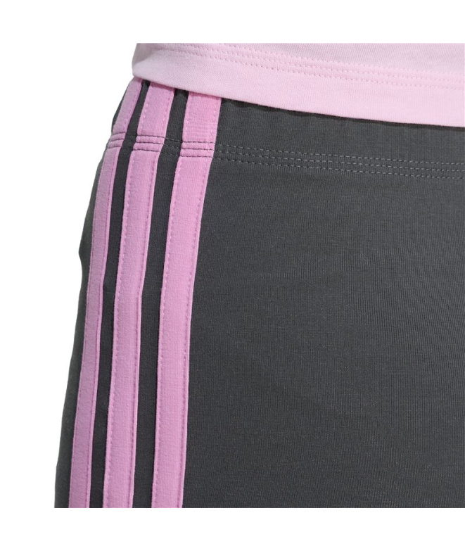 Malhas adidas 3Stripes Sj Leg Mulher Cinza/Stfltr