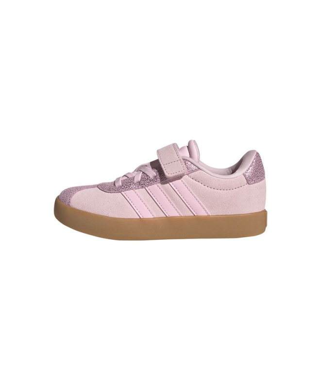 Chaussures adidas VL Court 3.0 El C Enfant Rose...