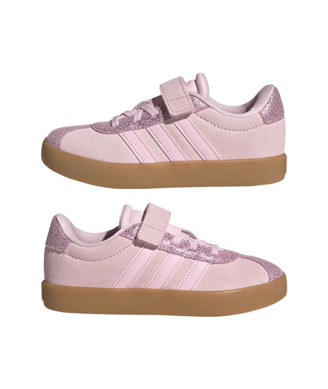 Chaussures adidas VL Court 3.0 El C Enfant Rose...