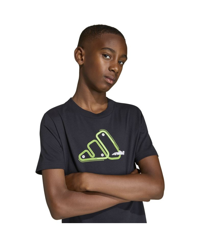 T-shirt adidas Moto 1 Enfant Noir