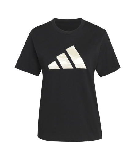 Camiseta adidas Camo Mujer Negro