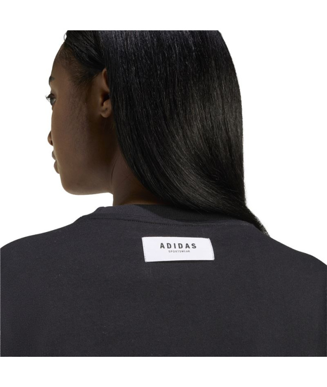 T-shirt adidas Camo Femme Noir