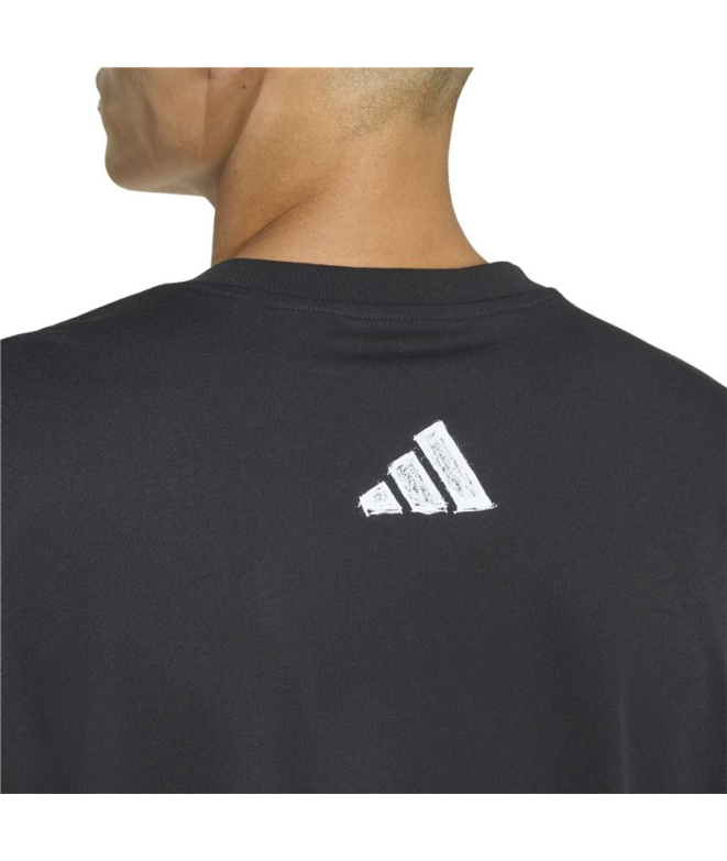 Camiseta de Fitness adidas Pwr G Homem Preto