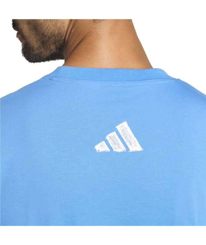T-shirt de Fitness adidas Pwr G Homme Bleu