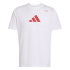 T-shirt de Fitness adidas Tr Cat G Homme Blanc/Granat