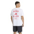 Camiseta de Fitness adidas Tr Cat G Homem Branco/Vermelho