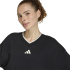 Sweat adidas Sta Seas Cre Femme Noir/Blanc