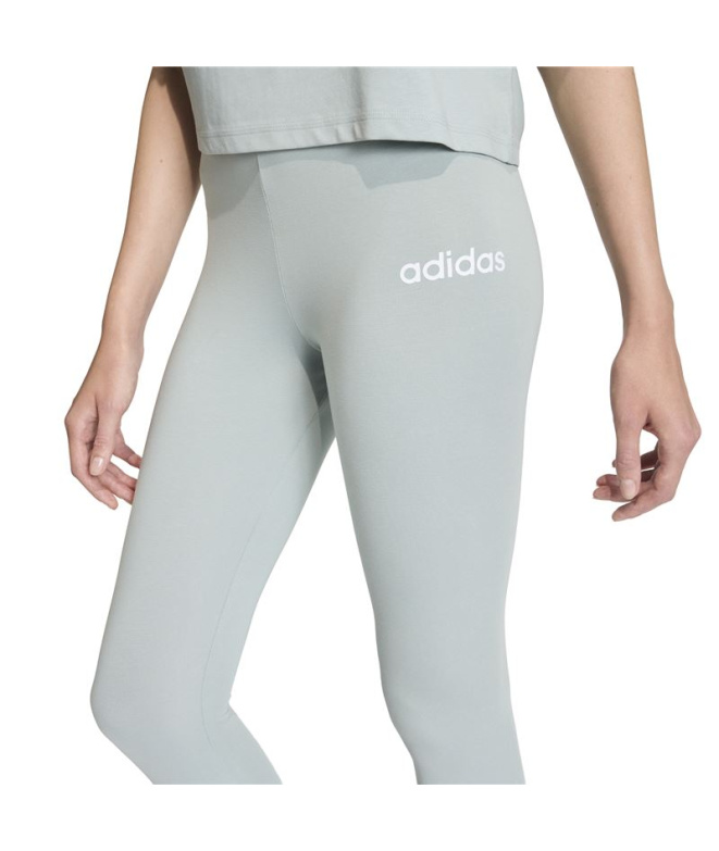 Collants adidas Linear Sj Leg Femme Sama/Blanc