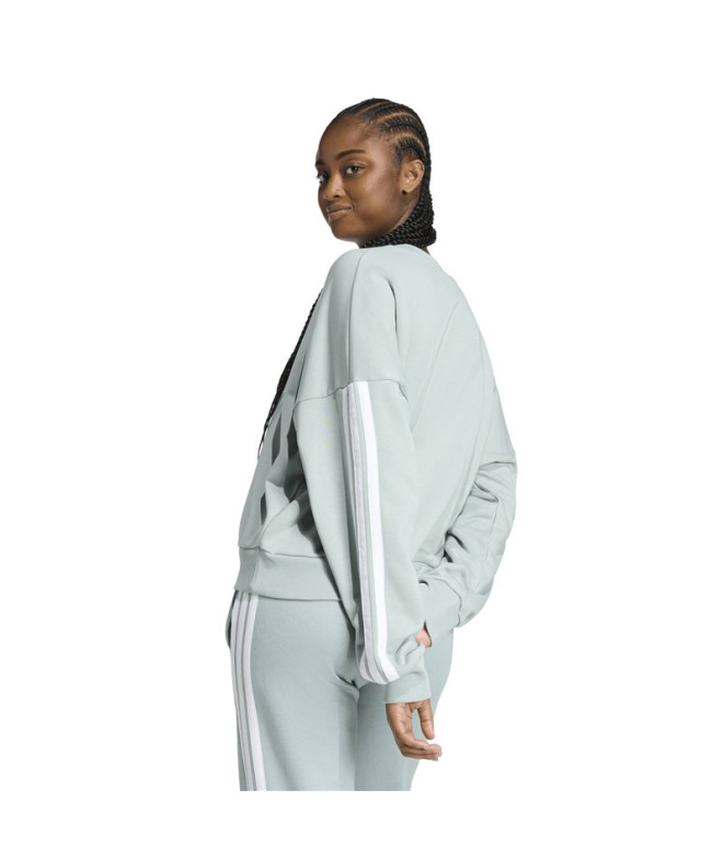 Sweat adidas 3 Bandas Ft Swt Femme Sama/Blanc