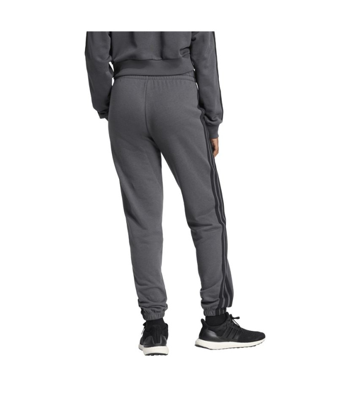 Pantalons adidas 3 Bandes Ft Cf Femme Gris/Noir