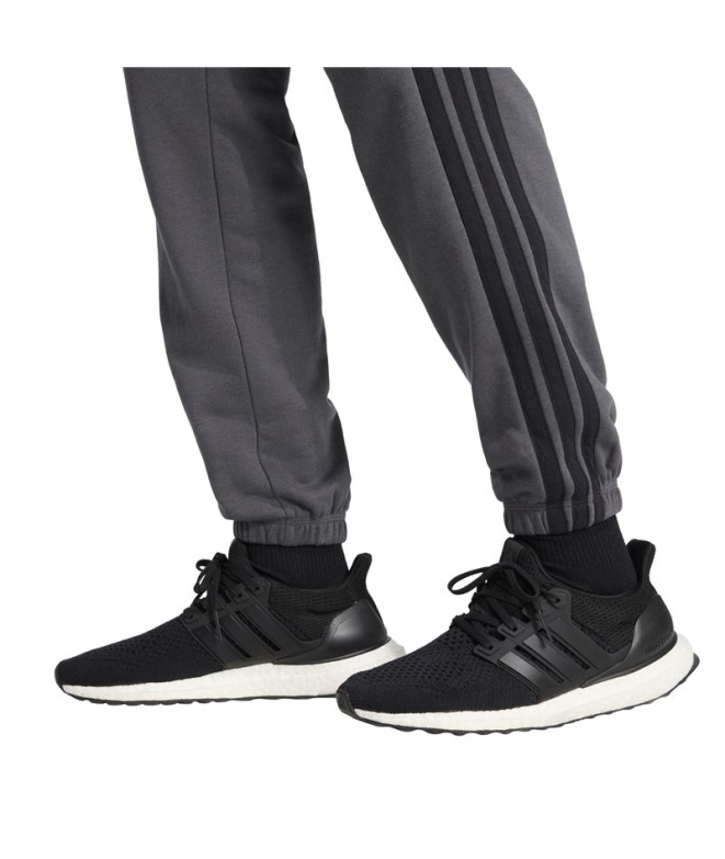 Pantalons adidas 3 Bandes Ft Cf Femme Gris/Noir