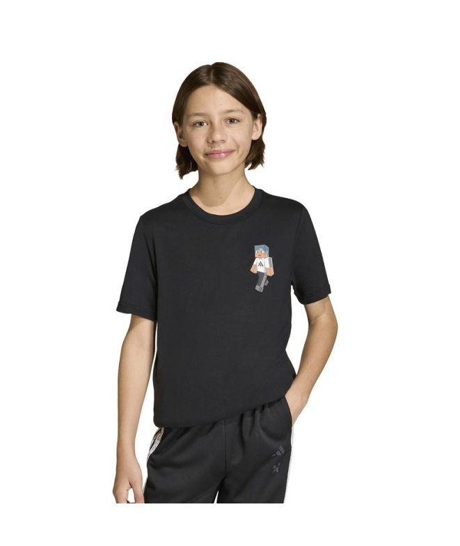 Camiseta de Fitness adidas Mc Tr Infantil Preto