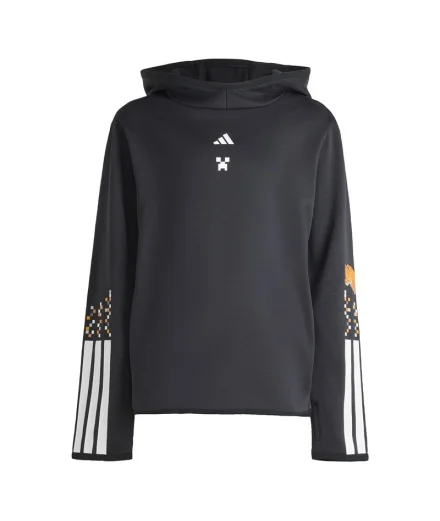 Sweat de Fitness adidas Lk Mc 3 Bandes Hoodie Enfant Noir