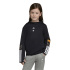 Moletom de Fitness adidas Lk Mc 3 Bandas Hoodie Infantil Preto