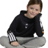 Sweat de Fitness adidas Lk Mc 3 Bandes Hoodie Enfant Noir