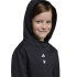Moletom de Fitness adidas Lk Mc 3 Bandas Hoodie Infantil Preto