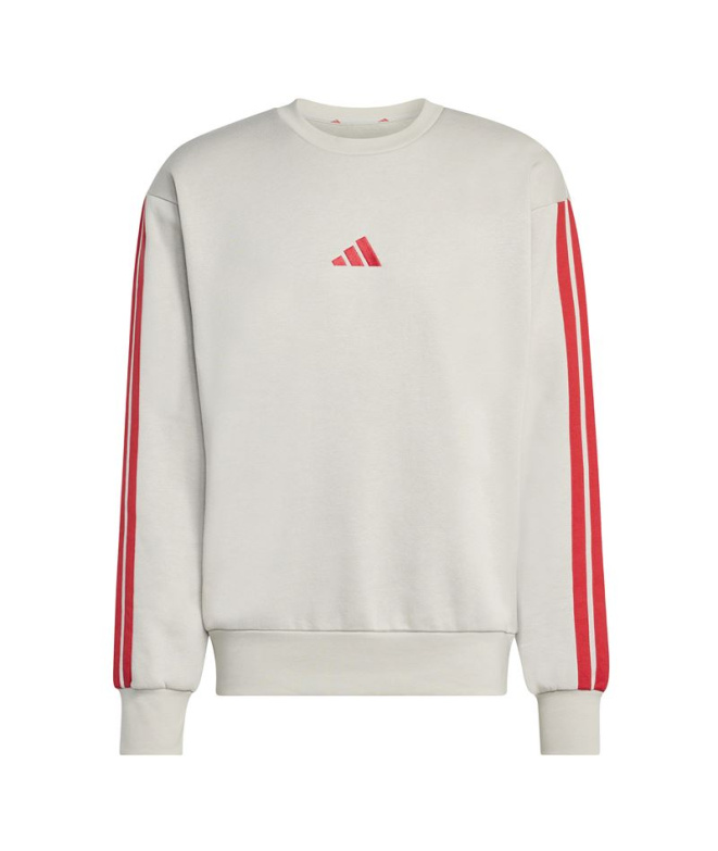 Moletom adidas 3 Bandas Fl Swt Homem Azul/Granate