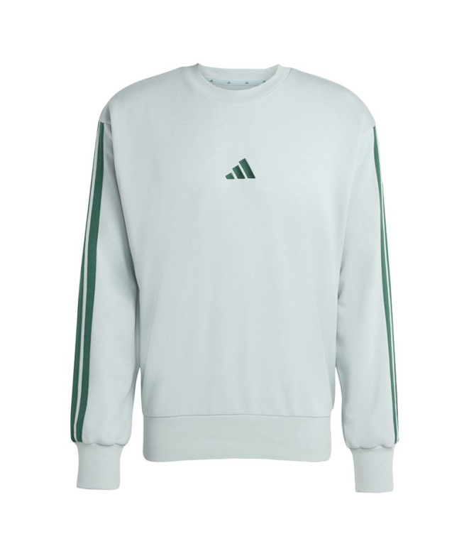 Sweat adidas 3 Bandes Ft Swt Homme Sama/Vert