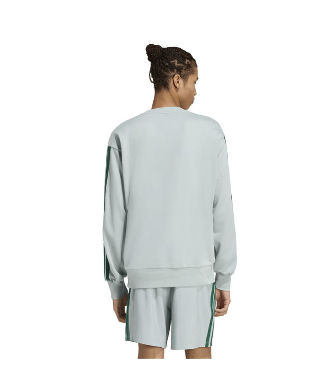 Moletom adidas 3 Bandas Ft Swt Homem Sama/Verde