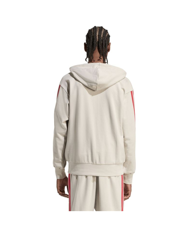 Veste adidas 3 Bandas Ft Fz Hd Homme Bleu/Bordeaux