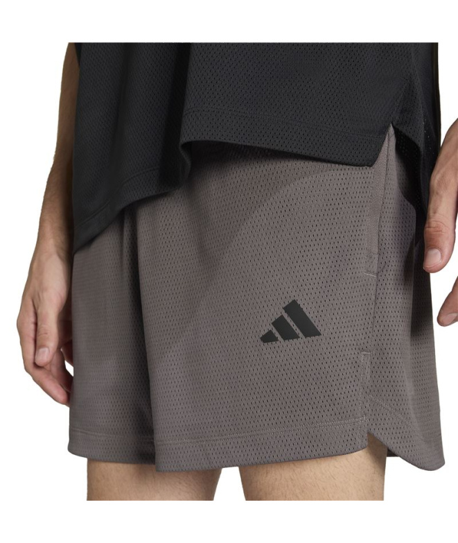 Calça de Fitness adidas Po Es Mesh Sho Homem...