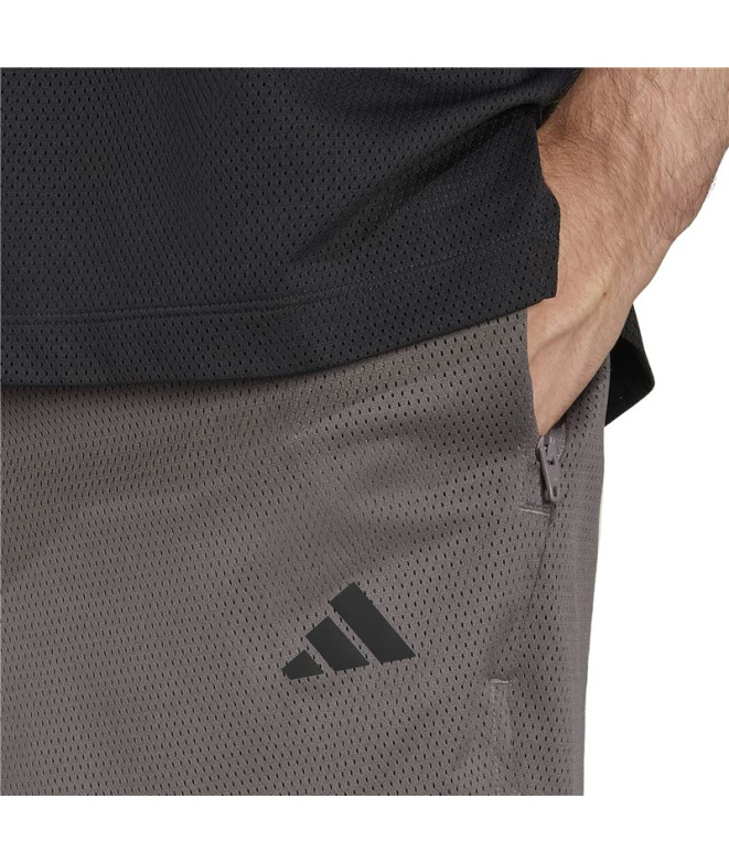 Calça de Fitness adidas Po Es Mesh Sho Homem...