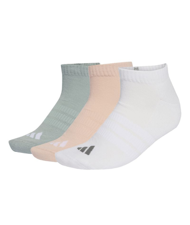 Meias adidas Ess Low 3P Rosa