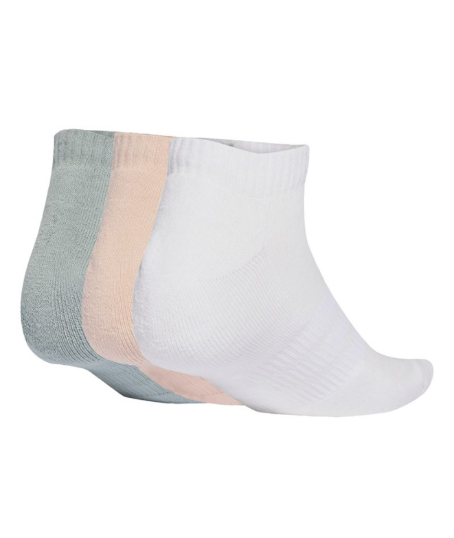 Chaussettes adidas Ess Low 3P Rose
