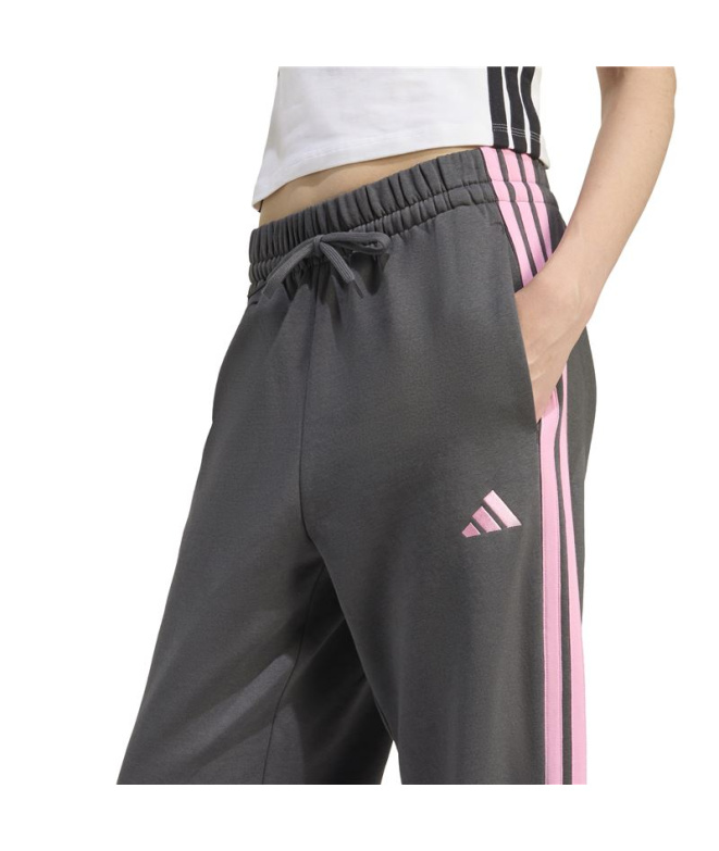 Pantalons adidas 3 Bandes Fl Oh Femme Gris