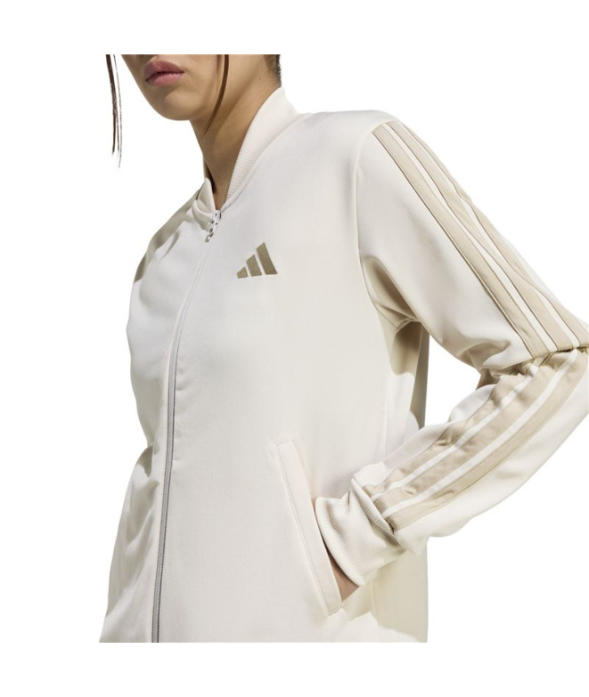 Chandal adidas Ess 3 Bandas Ts Femme Blanc Cassé