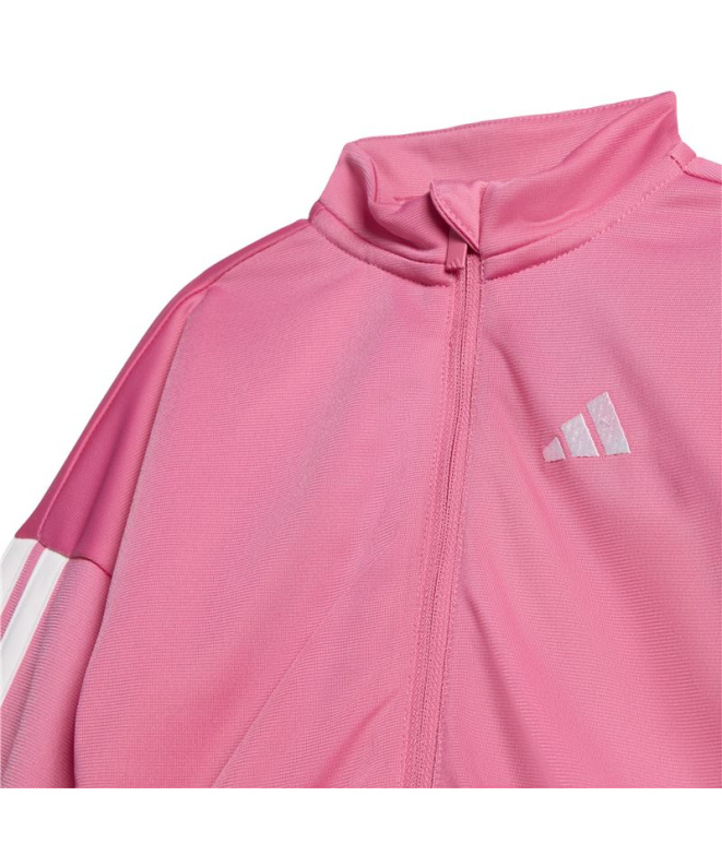 Fato de treino adidas 3 Bandas Tr Infantil Rosa