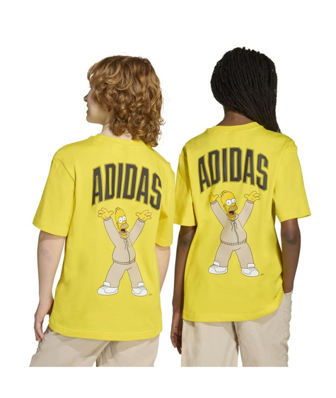 T-shirt adidas Sim Gfx Enfant Jaune