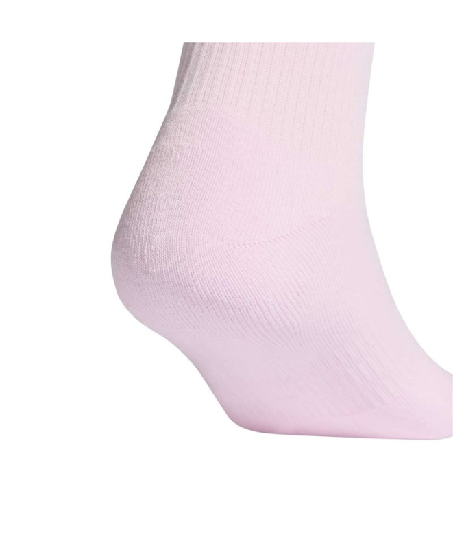 Meias adidas Ess Crw 6Pp Branco/Rosa/Azul/Sama