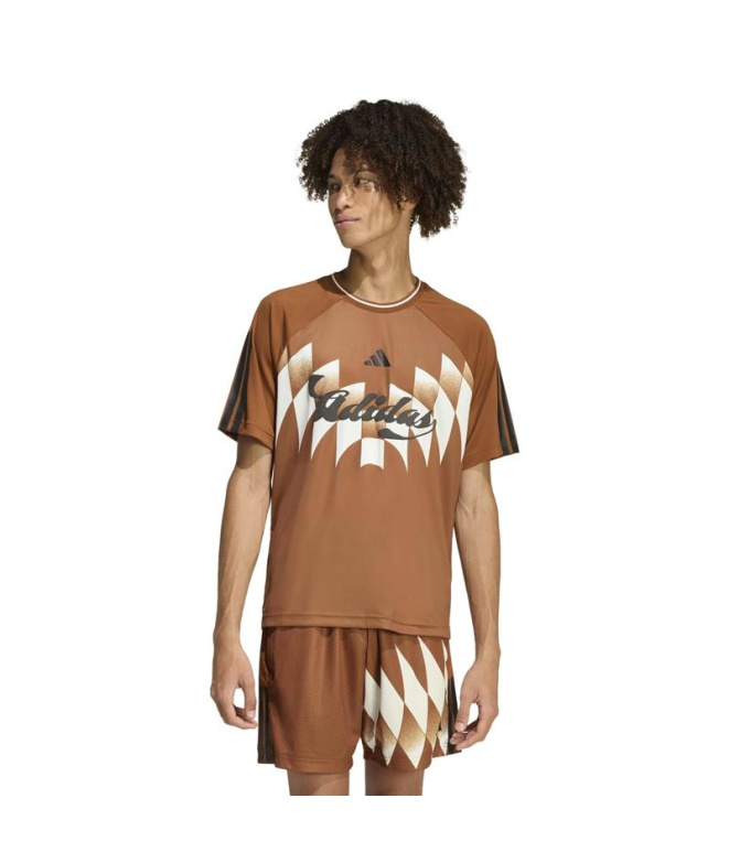 Camiseta adidas Tiro Gc Ho Homem Branco/Preto/Mase