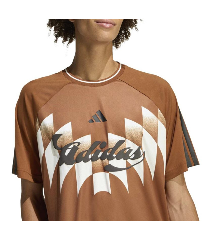 T-shirt adidas Tiro Gc Ho Homme Blanc/Noir/Mase