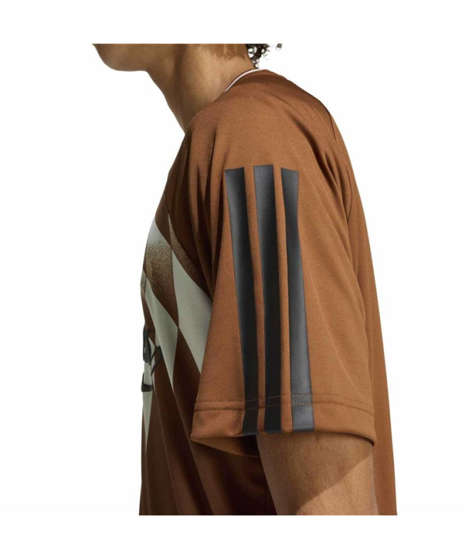 Camiseta adidas Tiro Gc Ho Homem Branco/Preto/Mase