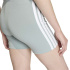 Collants adidas 3 Bandes Sj Bike Sho Femme Sama/Blanc