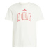 Camiseta adidas Std Gfx Infantil Branco/Granada