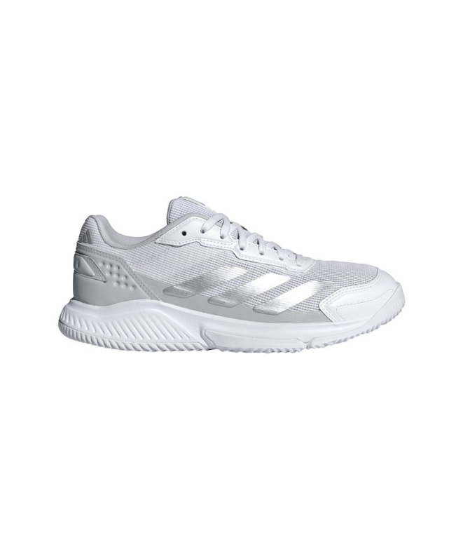Chaussures de Pádel adidas Courtquick Femme Blanc