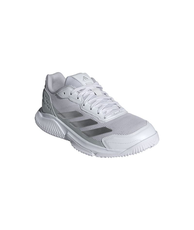 Chaussures de Pádel adidas Courtquick Femme Blanc