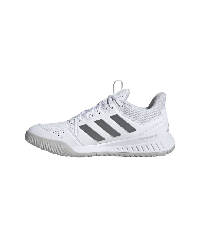 Chaussures de Handball adidas Court Flight Blanc